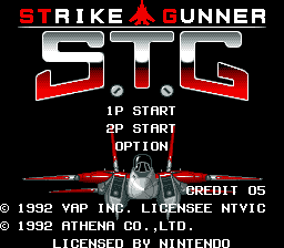 Strike Gunner screenshot 2 for Super Famicom